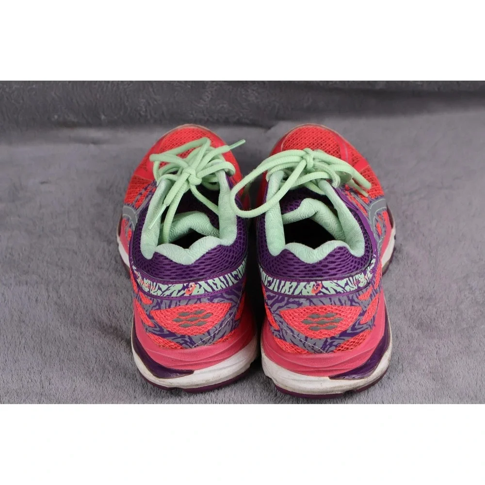 ASICS GEL Shoes Womens Size 7.5 Pink Purple Running Sneakers Cushioned T5E9N